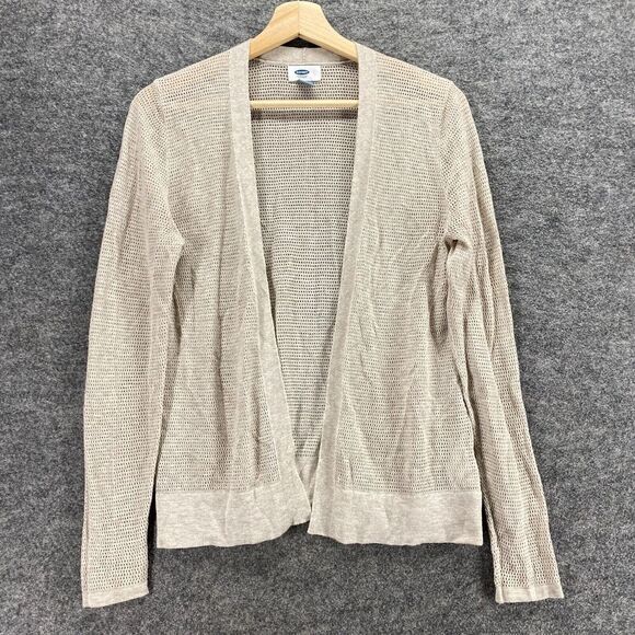 Talbots Sweaters - 5/$45 Old Navy Cardigan Women S Small Beige Knit Open Front Long Sleeve Cotton